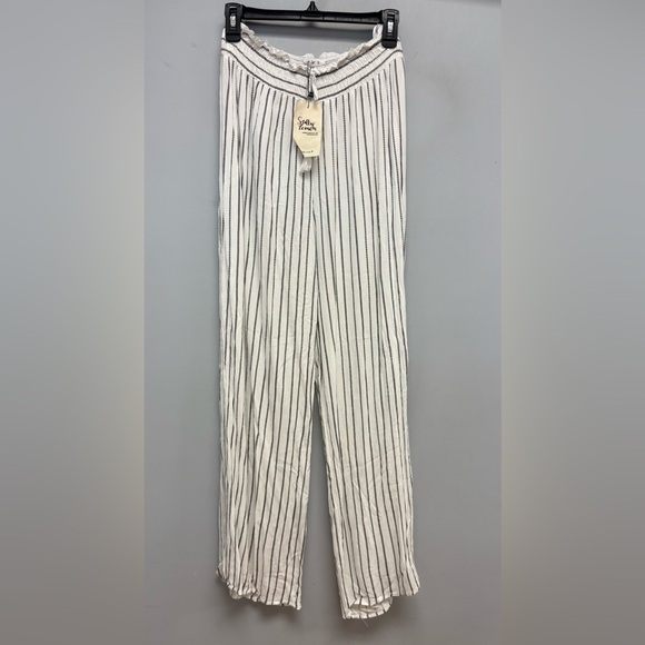 Striped Wide Leg Pants - Picture 1 of 8